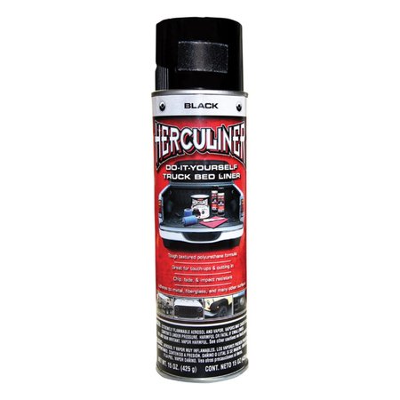 HERCULINER Bed Liner Spray 15Oz Blk HALB1 5